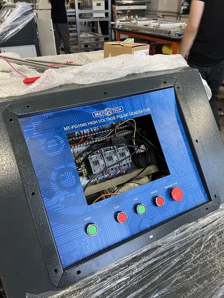 Ankara'da üretilen makine kontrol paneli leksan etiket