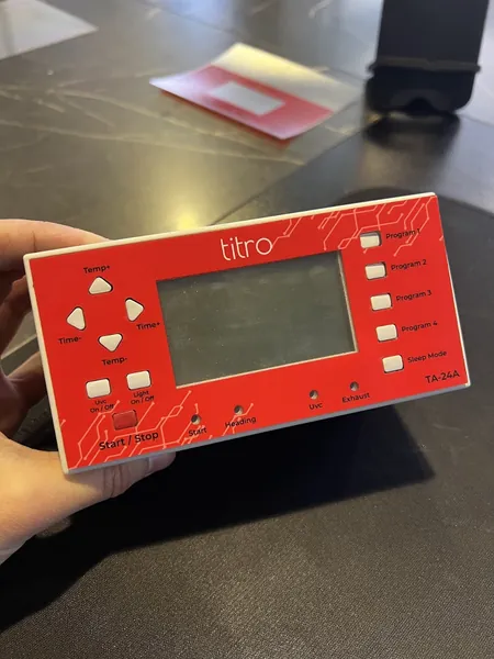 Serigrafi baskılı LCD pencereli leksan ön panel