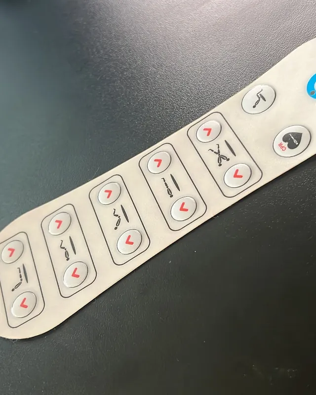Membrane Keypad example, made by Leksancım